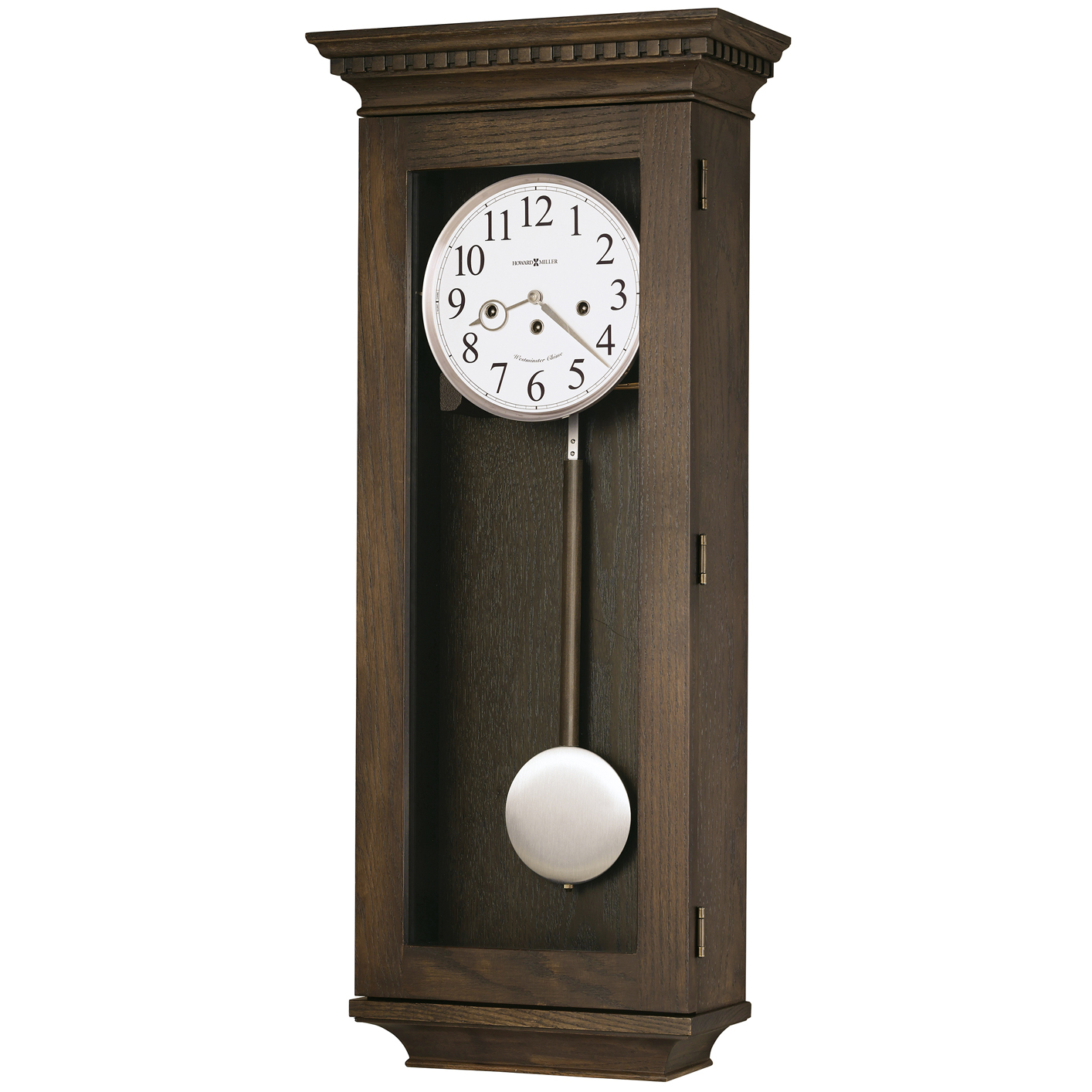 Artemus Chiming Keywound Wall Clock by Howard Miller Howard Miller