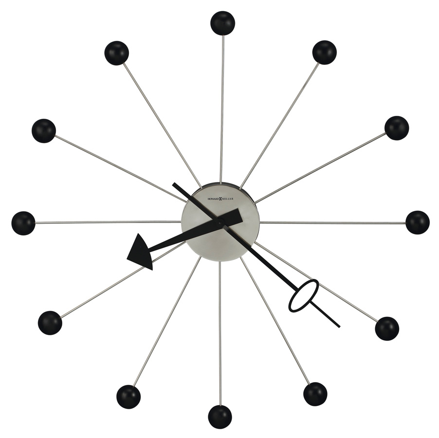 Ball Clock II Wall Clock 42" by Howard Miller Modern / Contemporary