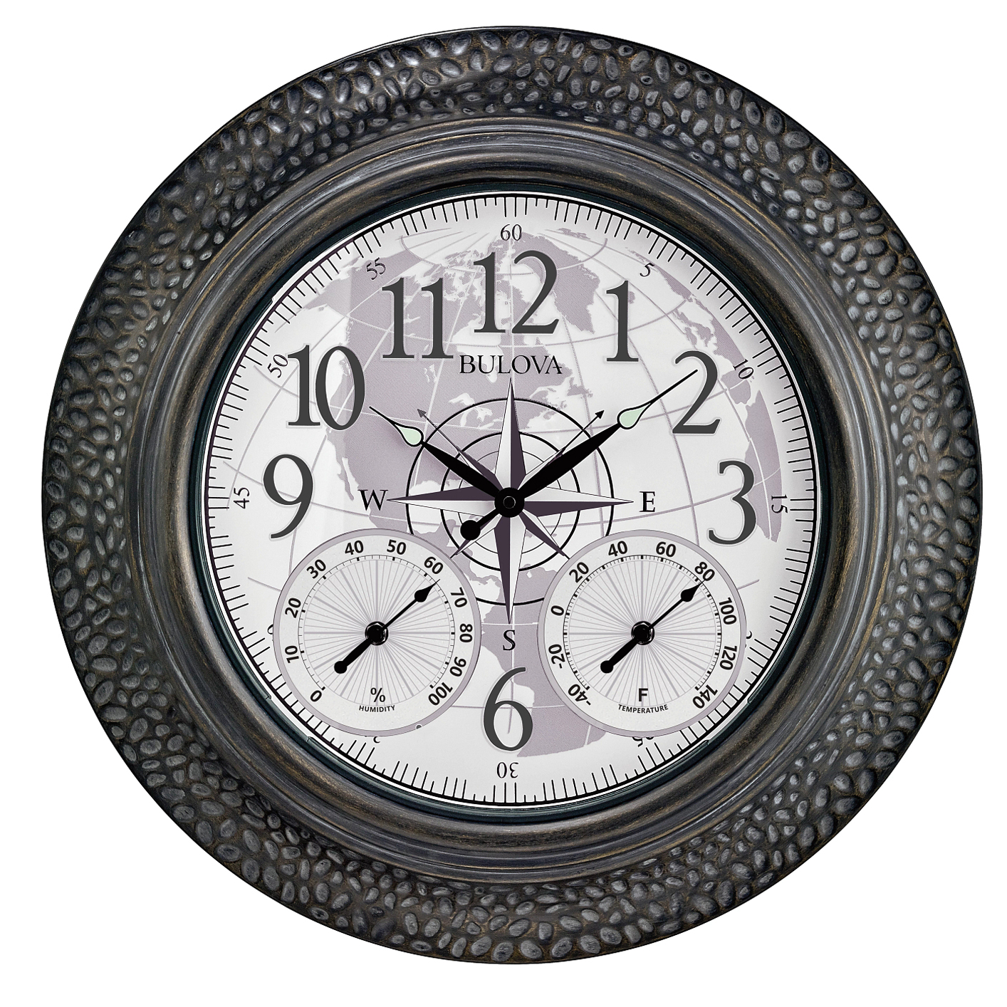 Explorer Indoor/Outdoor Illuminated Wall Clock 21" by Bulova 19" 21"