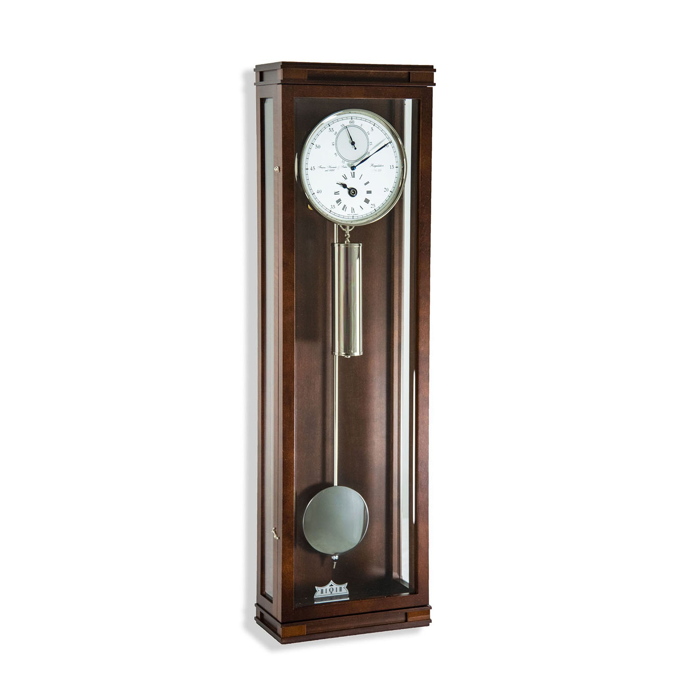 Greenwich Walnut Key Wound Wall Clock by Hermle Hermle