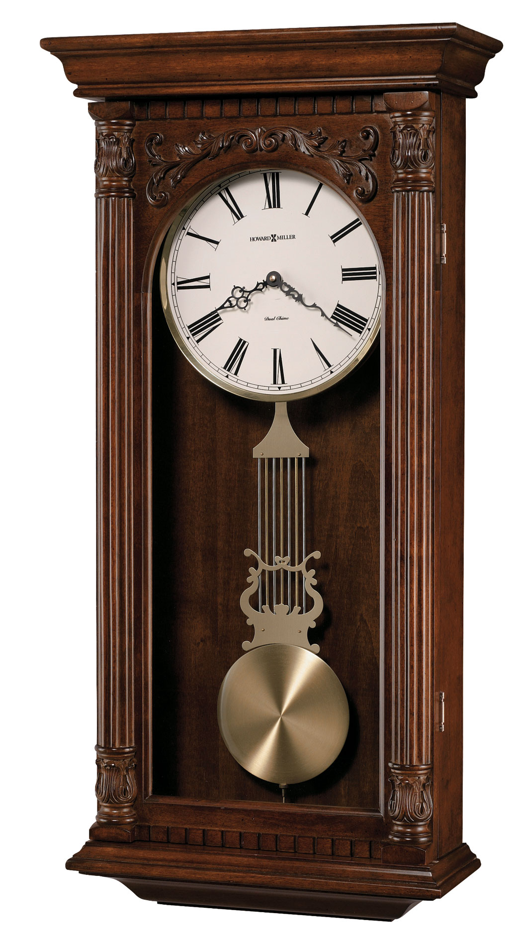 Greer Wall Clock by Howard Miller Wooden Case Clocks