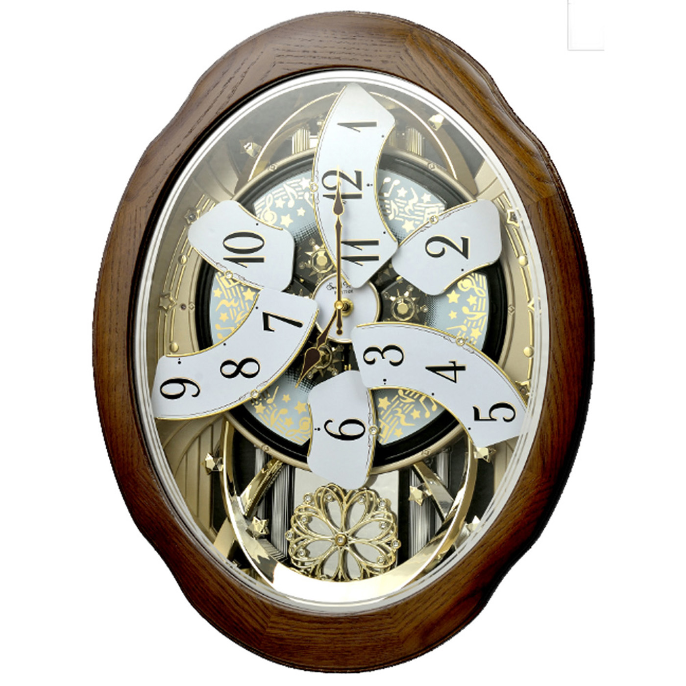 Harmonic Espresso Magic Motion Wall Clock by Rhythm Clocks 19" 21"