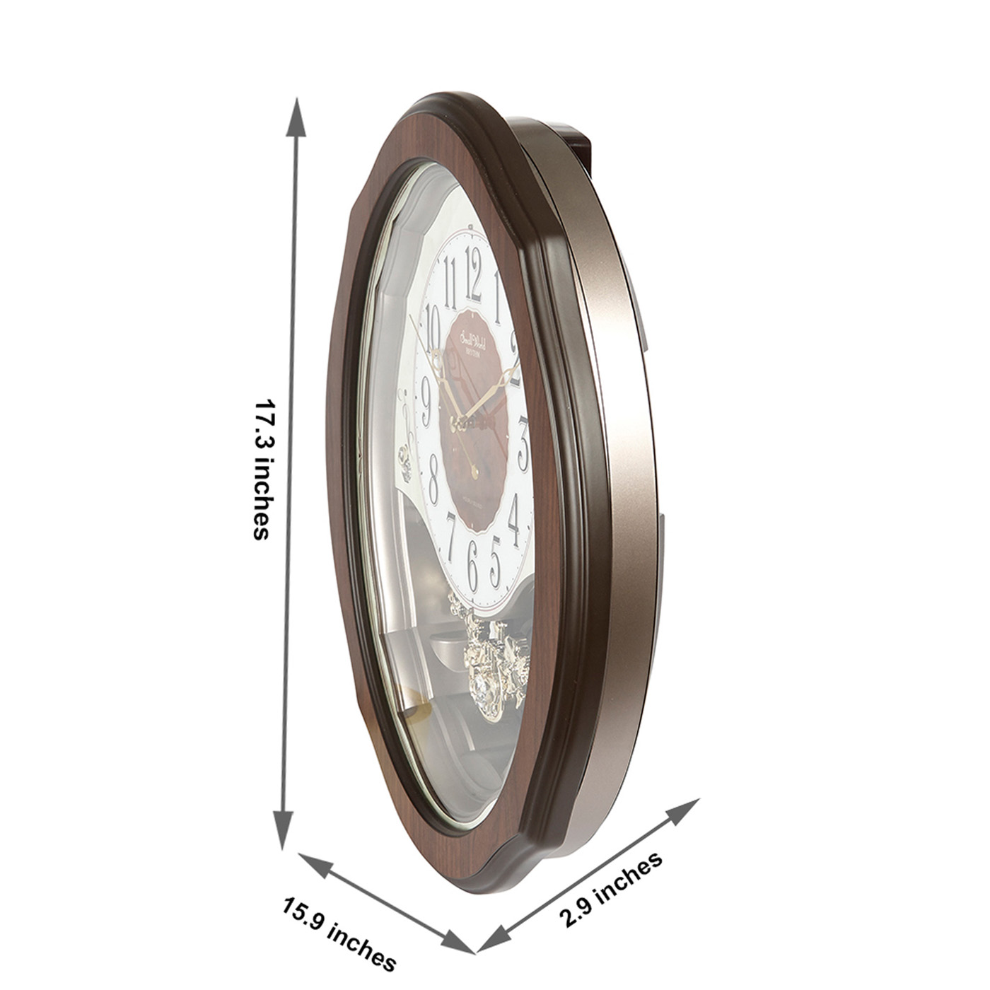 Harmonic Juliet Musical Motion Wall Clock by Rhythm Clocks Rhythm