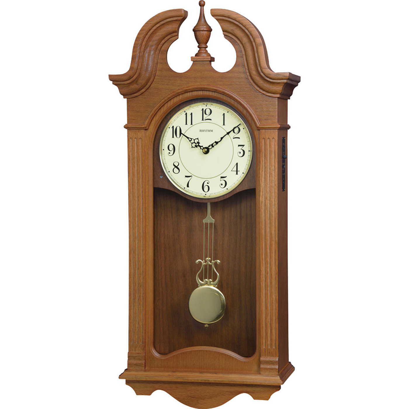 Jamesport Wooden Musical Wall Clock 28.7"H by Rhythm Clocks 25" 29"