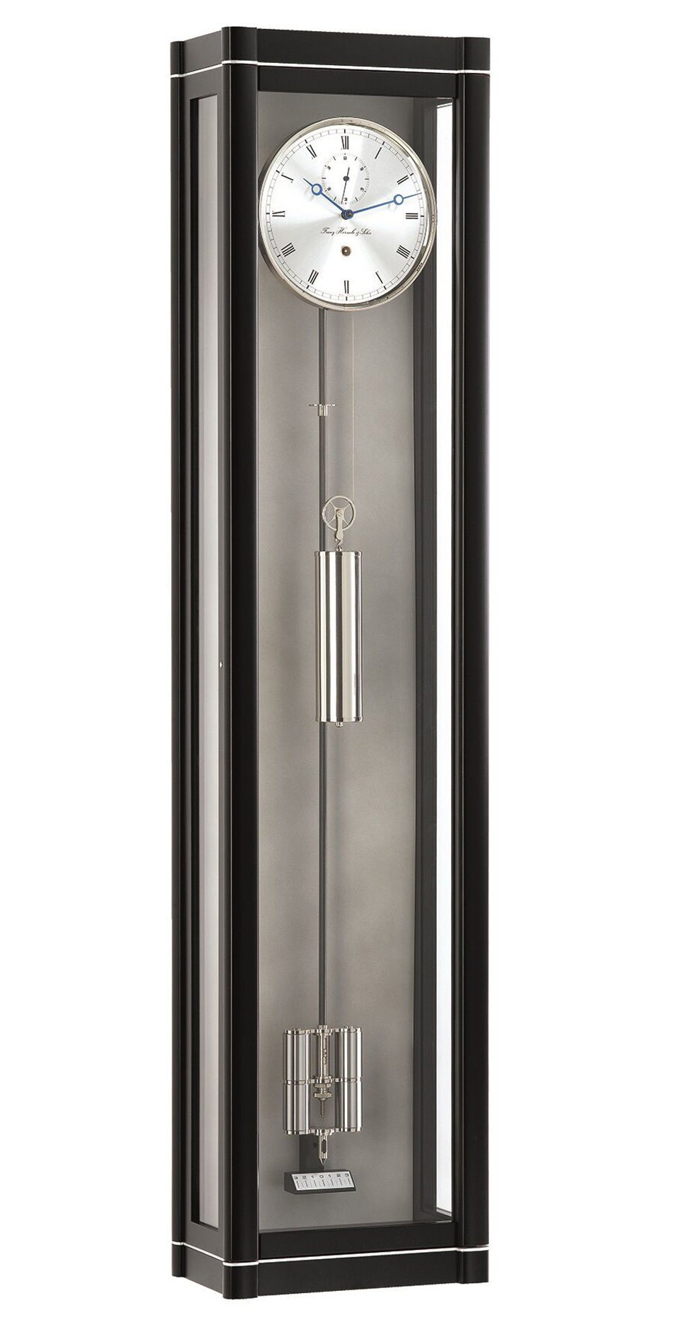 Kingsland Long Case Keywound Wall Clock by Hermle Hermle