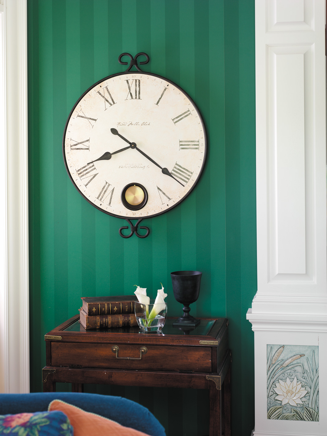 Magdalen Wall Clock 25" by Howard Miller Vintage & Antique