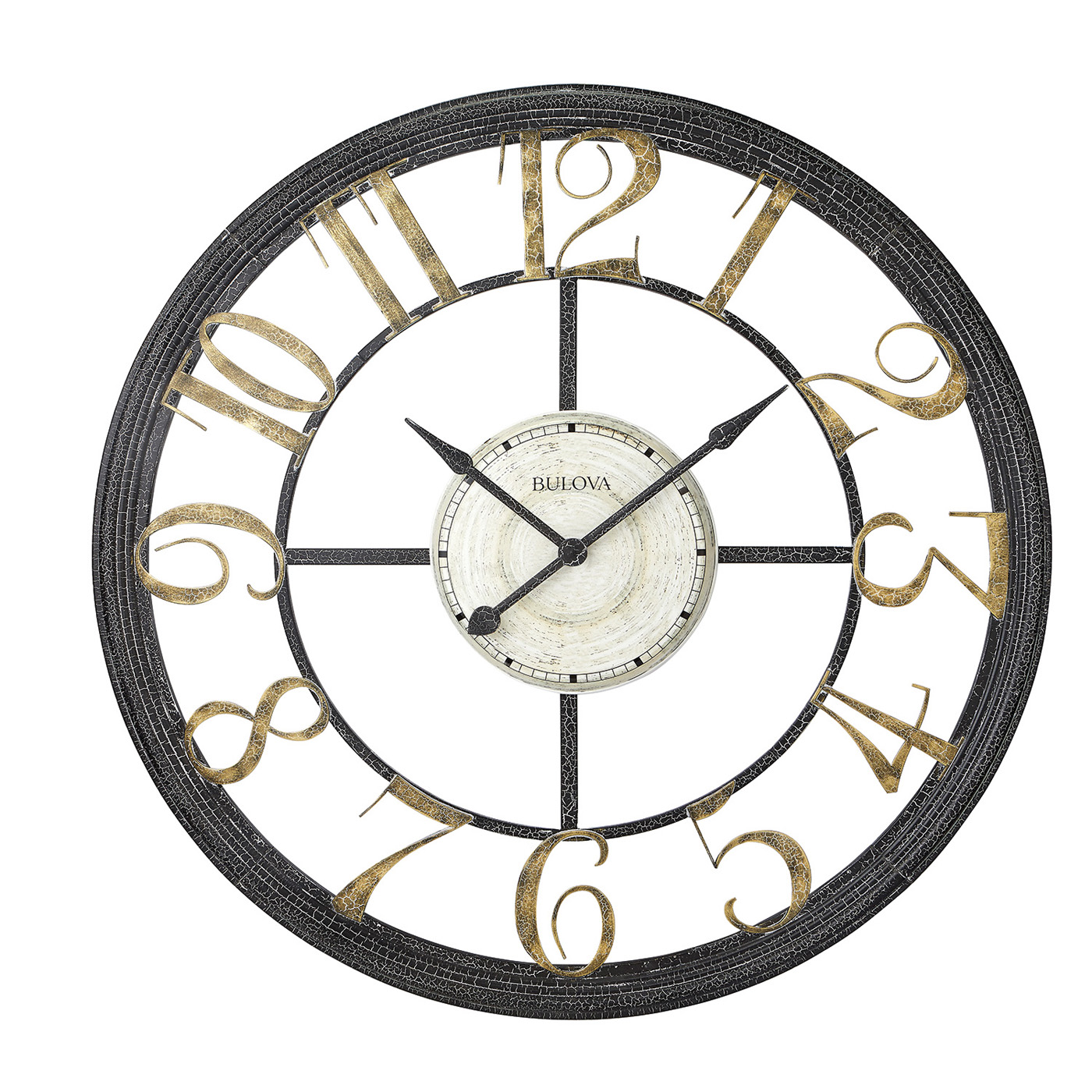 Nadya Indoor/Outdoor Wall Clock 46" by Bulova Outdoor Wall Clocks