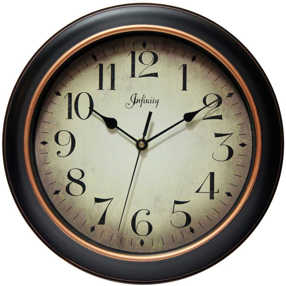 Precedent Wall Clock by Infinity Instruments Under 100