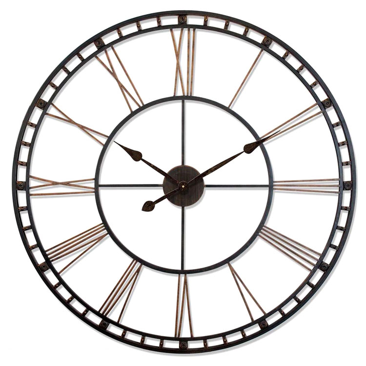 The Tower 39" Wall Clock by Infinity Instruments Open Face Wall Clocks