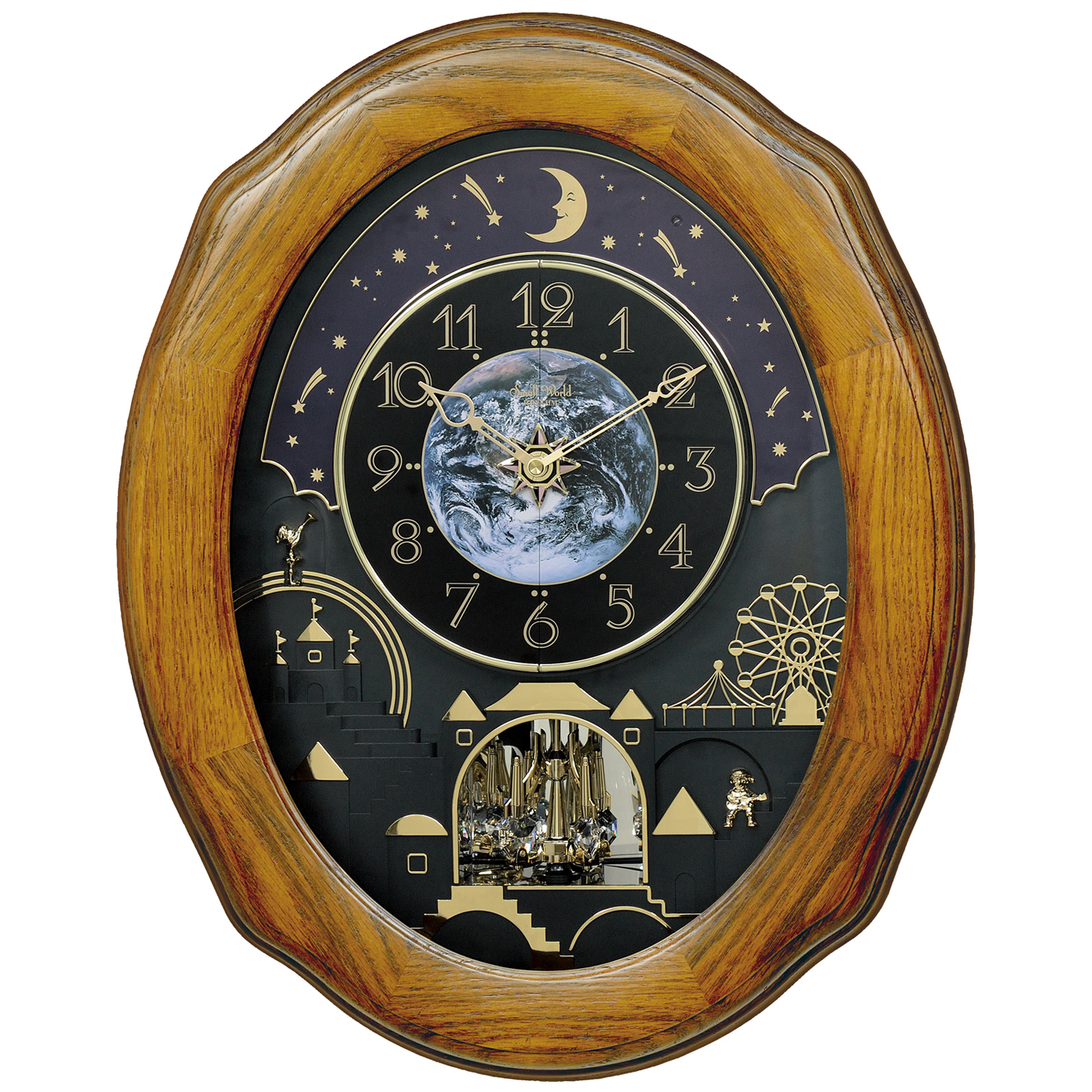 Timecracker Moonlight Wall Clock by Rhythm Clocks Rhythm