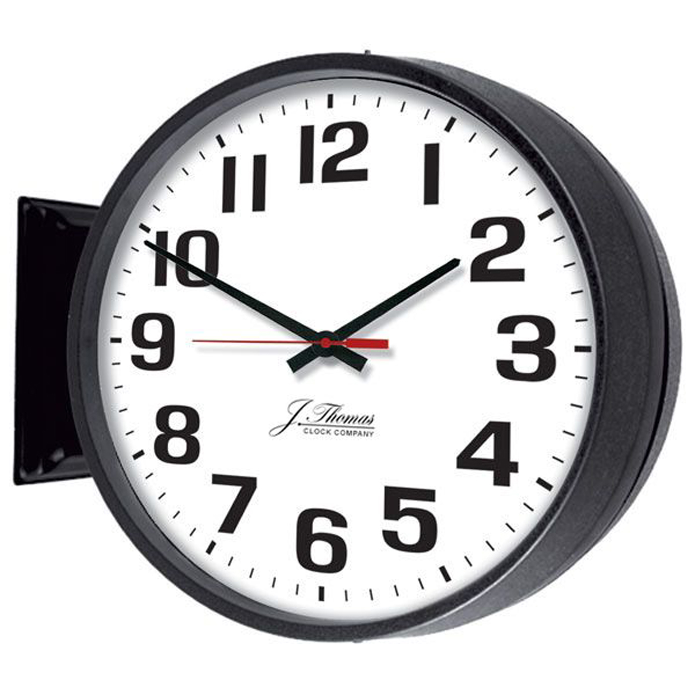 Washington Dual Sided Electric 13" Atomic Clock by J. Thomas 13" Clocks