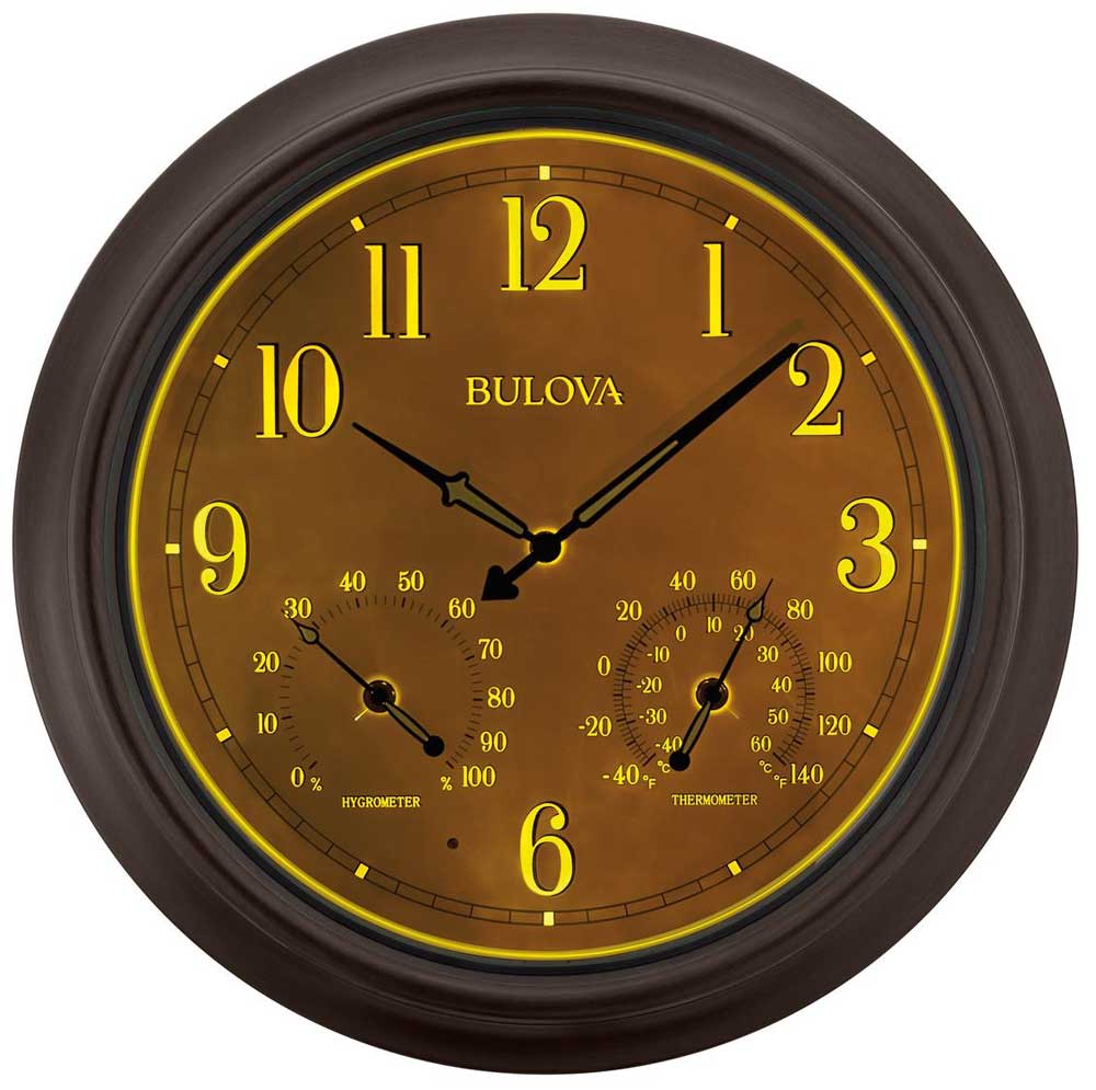 Weather Master Wall Clock by Bulova Weather & Maritime Clocks