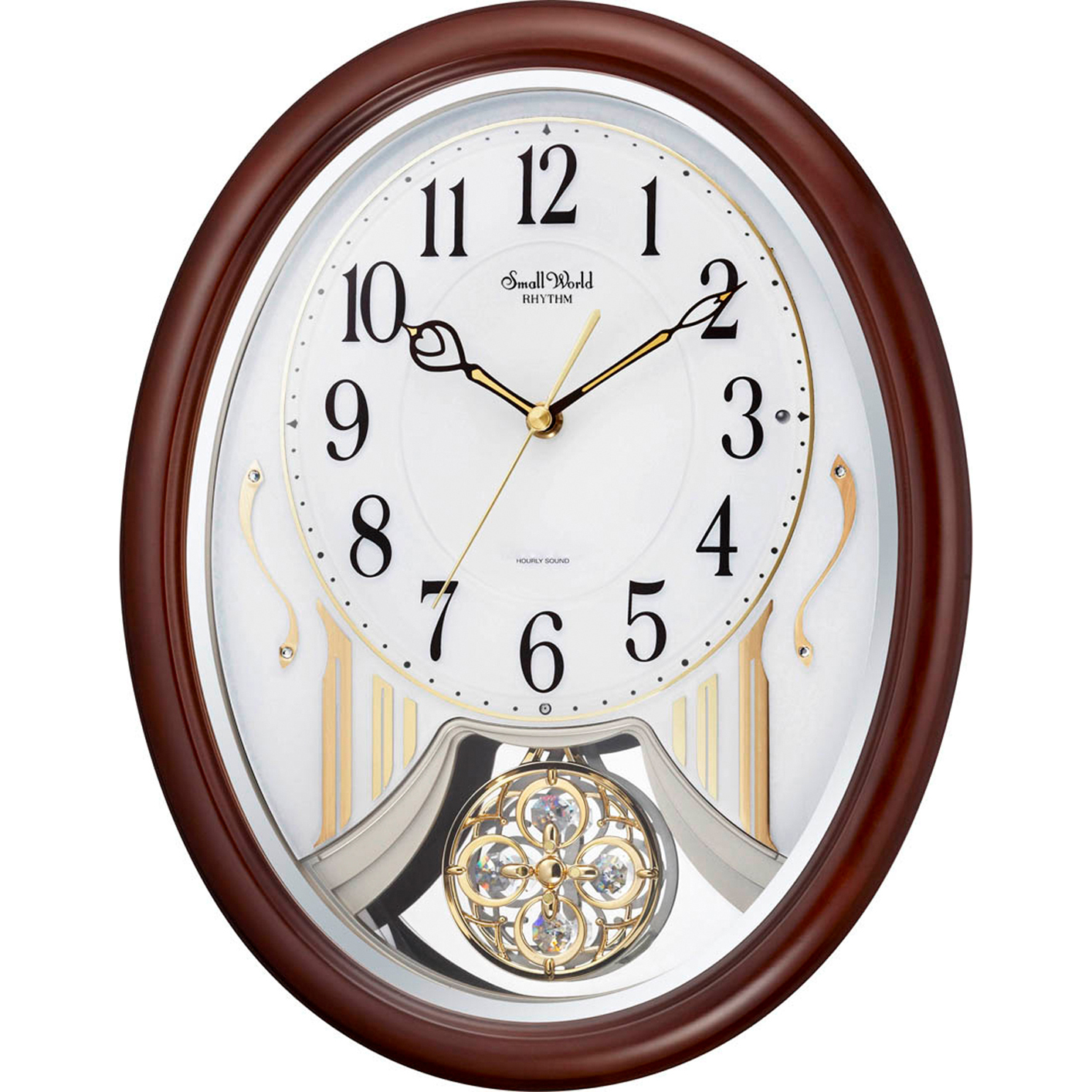 Winterhall Musical Motion Wall Clock by Rhythm 150 to 299 Clocks