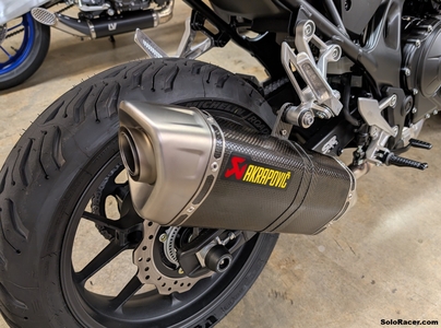 Akrapovic Carbon Slip On Exhaust S-H7SO5-HRC - Honda CB750 Hornet