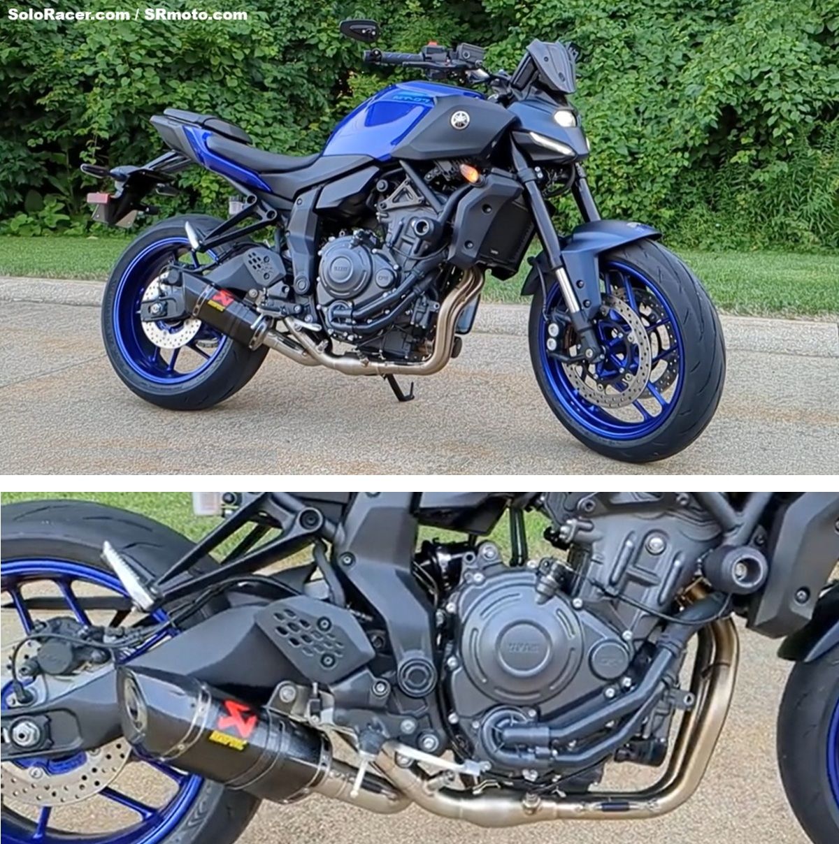 Yamaha MT-07 Akrapovic Racing Line Carbon Exhaust | S-Y7R2-AFC/1