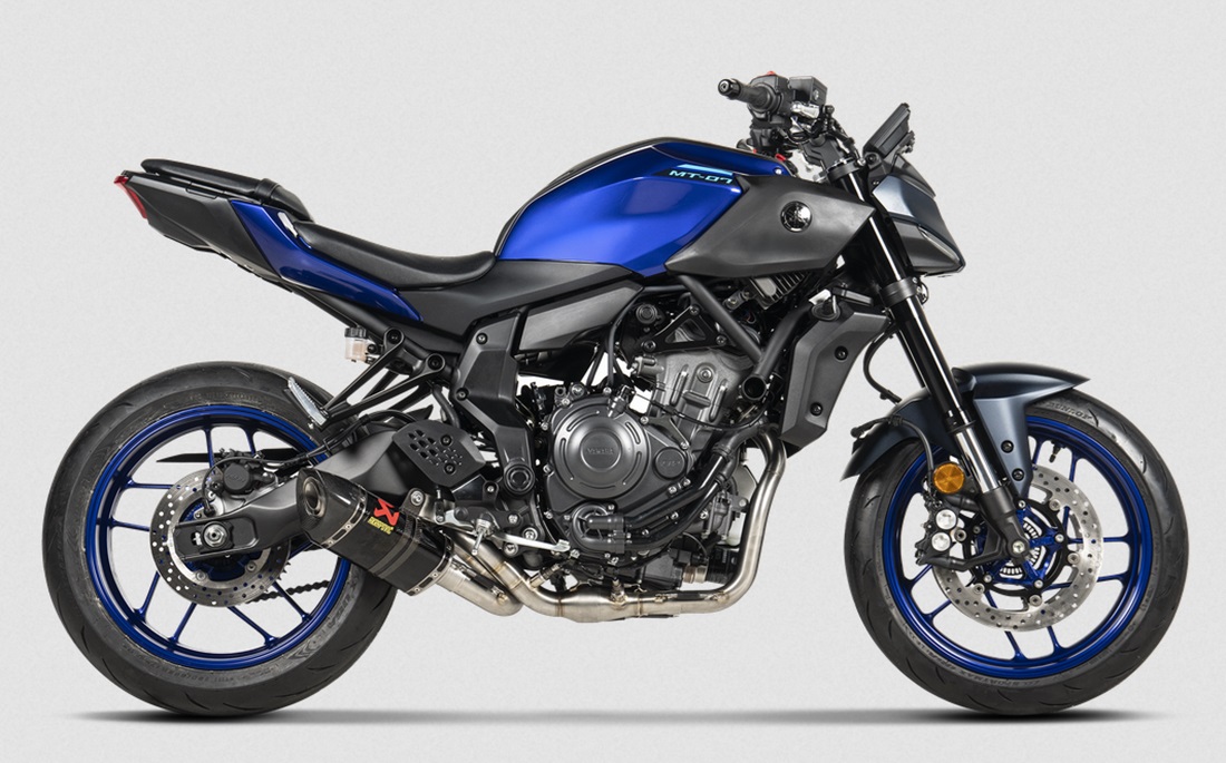 Yamaha MT-07 Akrapovic Racing Line Carbon Exhaust | S-Y7R2-AFC/1