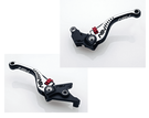 ASV C5 Series Clutch / Brake Lever, Black Bicolore - Yamaha MT-09 / XSR900 / R9