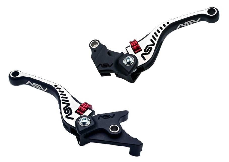 ASV C5 Series Clutch / Brake Lever, Black Bicolore - Yamaha MT-09