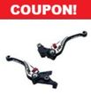 ASV C5 Series Clutch / Brake Lever, Black Bicolore - Yamaha MT-09 / XSR900 / R9
