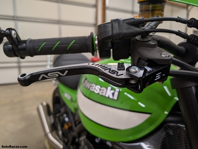 ASV C5 Series Clutch / Brake Lever Set, Black Bicolore - Kawasaki Z900RS / Cafe