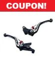 ASV C5 Series Clutch / Brake Lever Set, Black Bicolore - Kawasaki Z900RS / Cafe