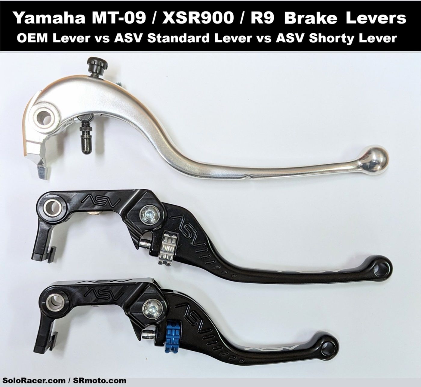 シロフクロウ　リース3点 ASV F3 Series Clutch / Brake Lever - Yamaha R9
