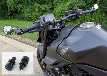 Bar End Mirror Kit w/ Sliders - Honda CB750 Hornet