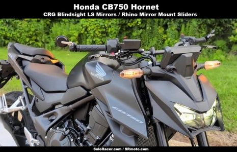 Bar End Mirror Kit w/ Sliders - Honda CB750 Hornet