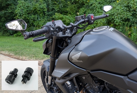 Bar End Mirror Kit w/ Sliders - Honda CB750 Hornet