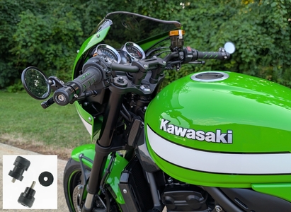 Bar End Mirror Kit w/ Sliders - Kawasaki Z900 / Z900RS