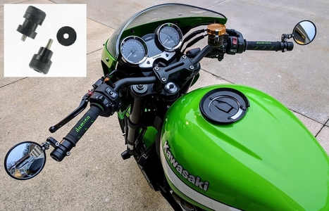 Bar End Mirror Kit w/ Sliders - Kawasaki Z900 / Z900RS