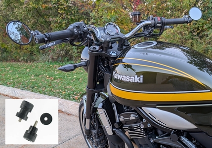 Bar End Mirror Kit w/ Sliders - Kawasaki Z900 / Z900RS