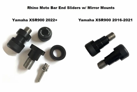 Bar End Mirror Kit w/ Sliders - Yamaha XSR900 XSR700