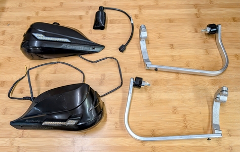 Barkbusters Handguard Kit w/ LED Running Lights - Honda Transalp XL750 (USED)