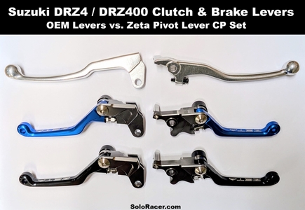 Best aftermarket short clutch / brake levers for Suzuki DRZ4S DRZ4SM DRZ400S DRZ400SM ?