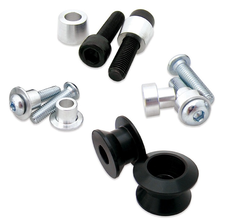 Bolt Swingarm Spools Black