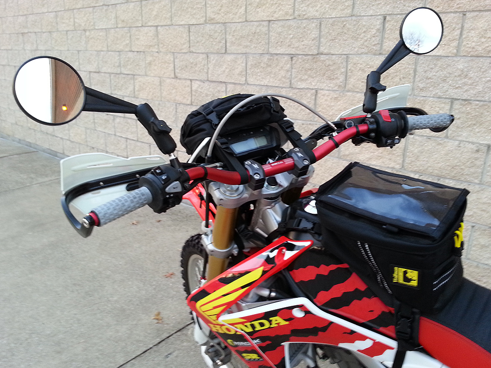 Genuine Honda CRF250L Mirrors (Left & Right) – 2012-2020 – Includes Bolts & Rubbers – UK Stock