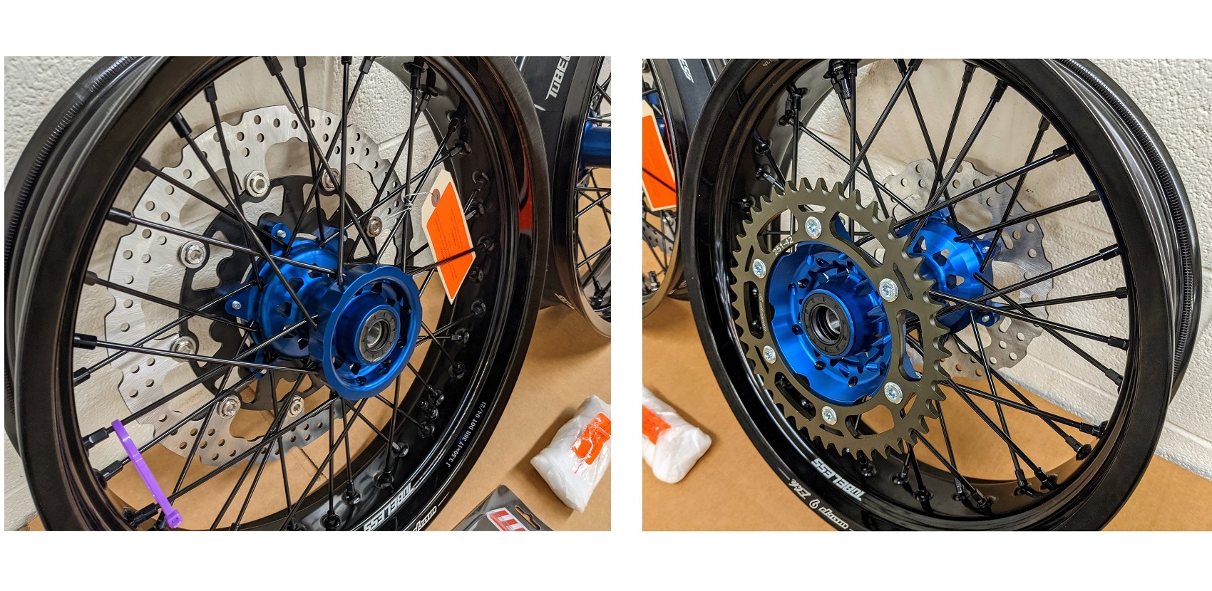 CRF300L CRF250L Warp 9 Supermoto Wheels