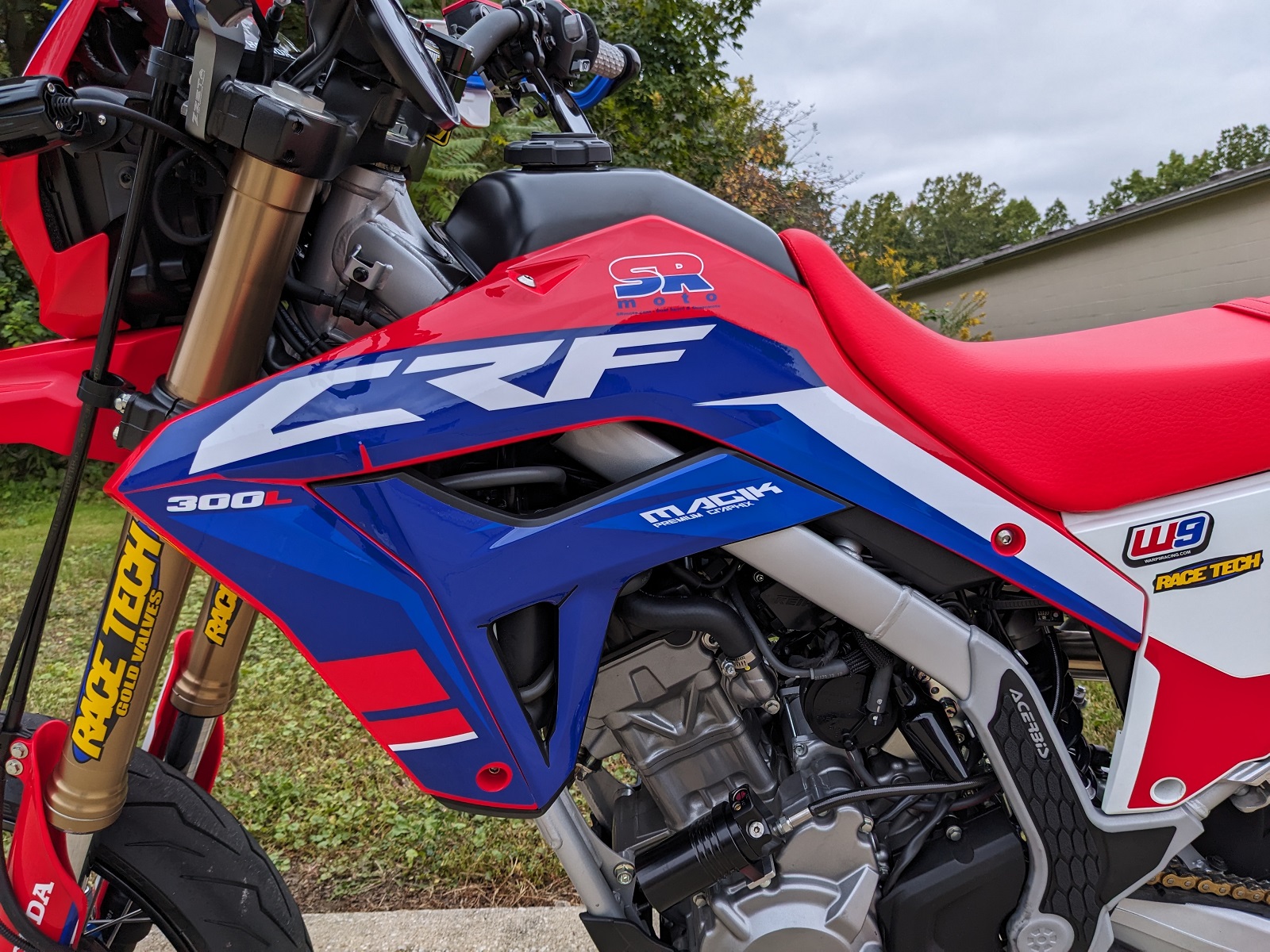 CRF300L Graphics Kit Tank, Fender and Fork Decals