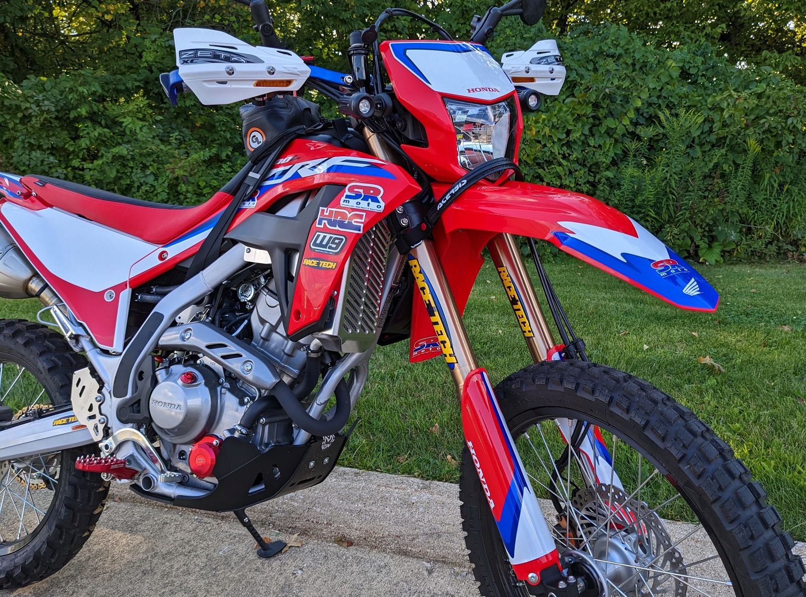 CRF300L Fender and Fork Protector Decal Kit