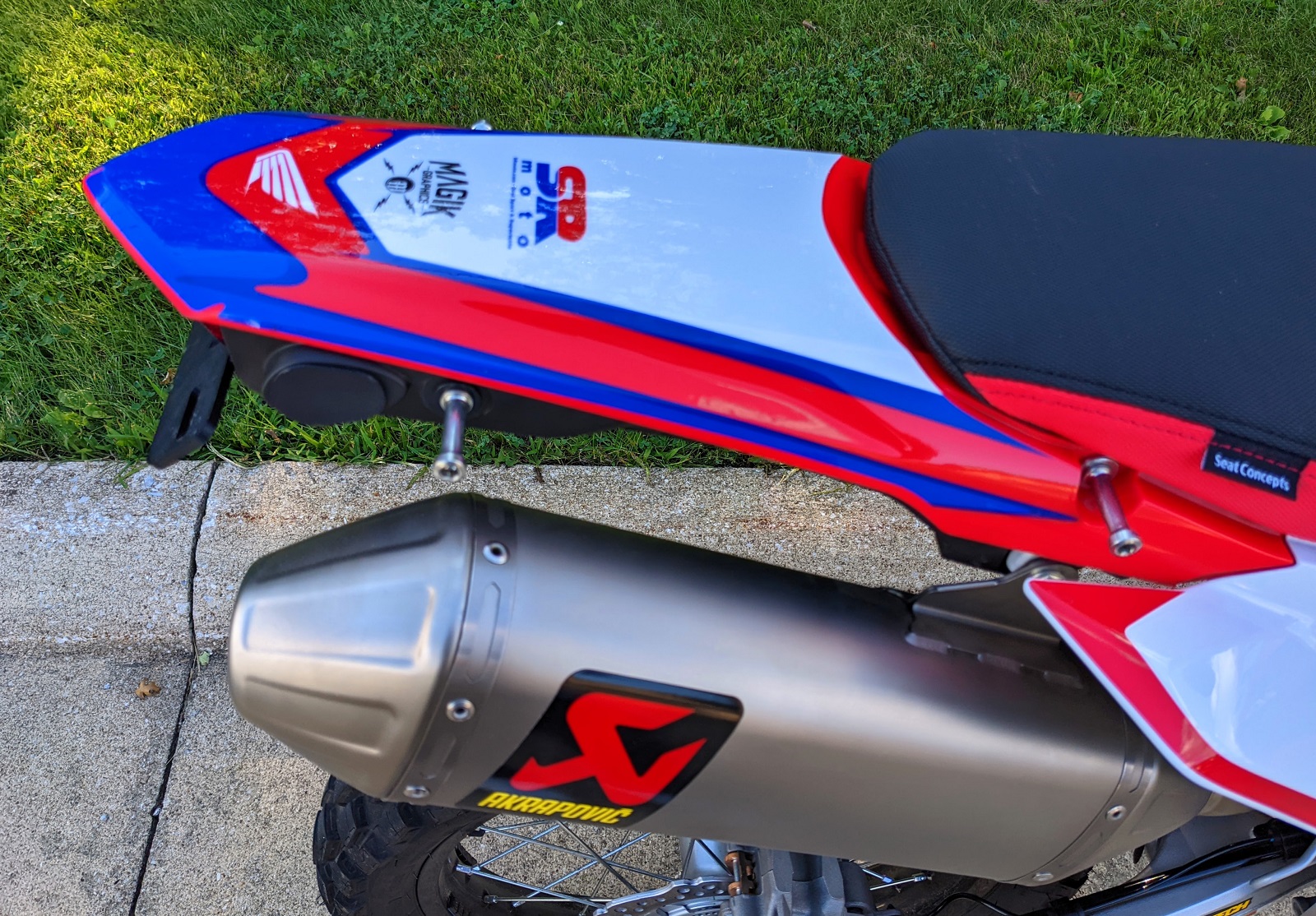 CRF300L Fender and Fork Protector Decal Kit
