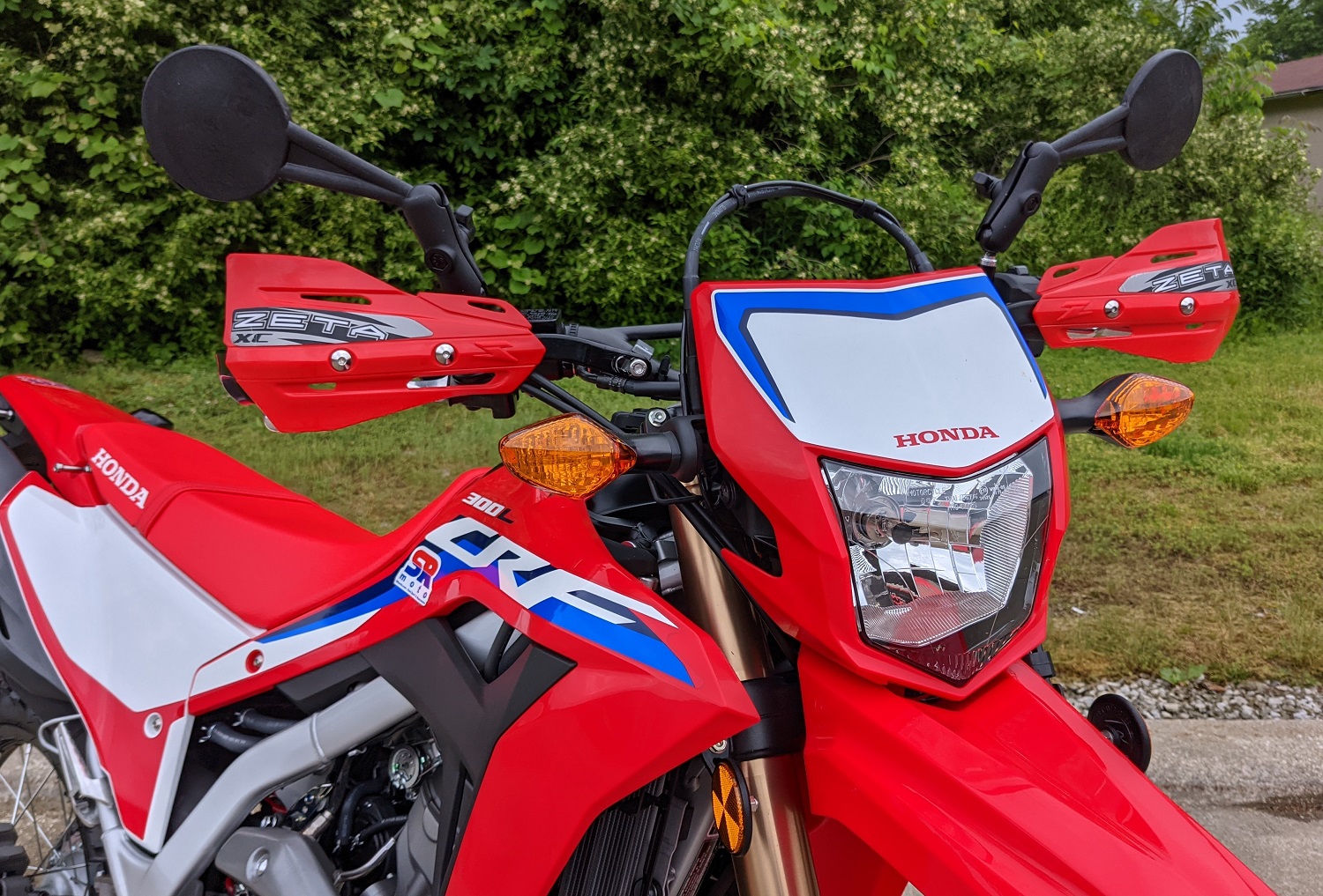 CRF300L Handguard Guide For Stock Handlebars