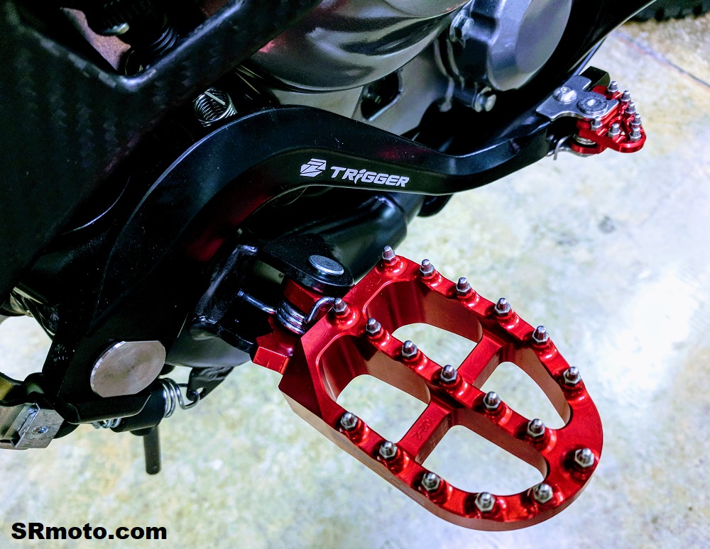 CRF300L CRF450RL Zeta Aluminum Footpegs