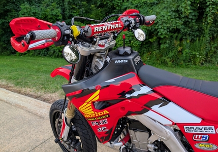 CRF450L CRF450RL Mirrors - Supermoto Street Package