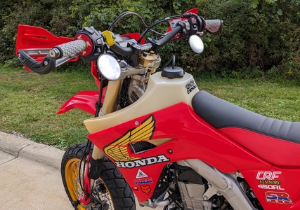 CRF450L CRF450RL Mirrors - Supermoto Street Package