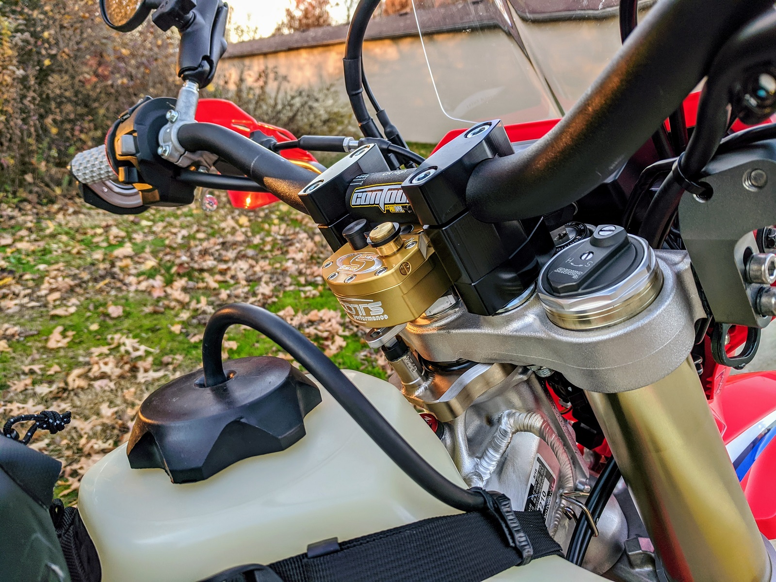 CRF450RL CRF450L Scotts Mount Kit and Steering Stabilizer