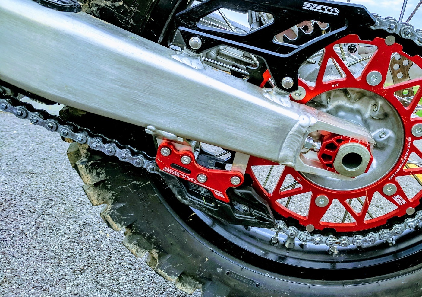 Motorcycle Rear Swingarm Guard Chain Guide Slider Anti-wear Buffer Block Black 8930638327823