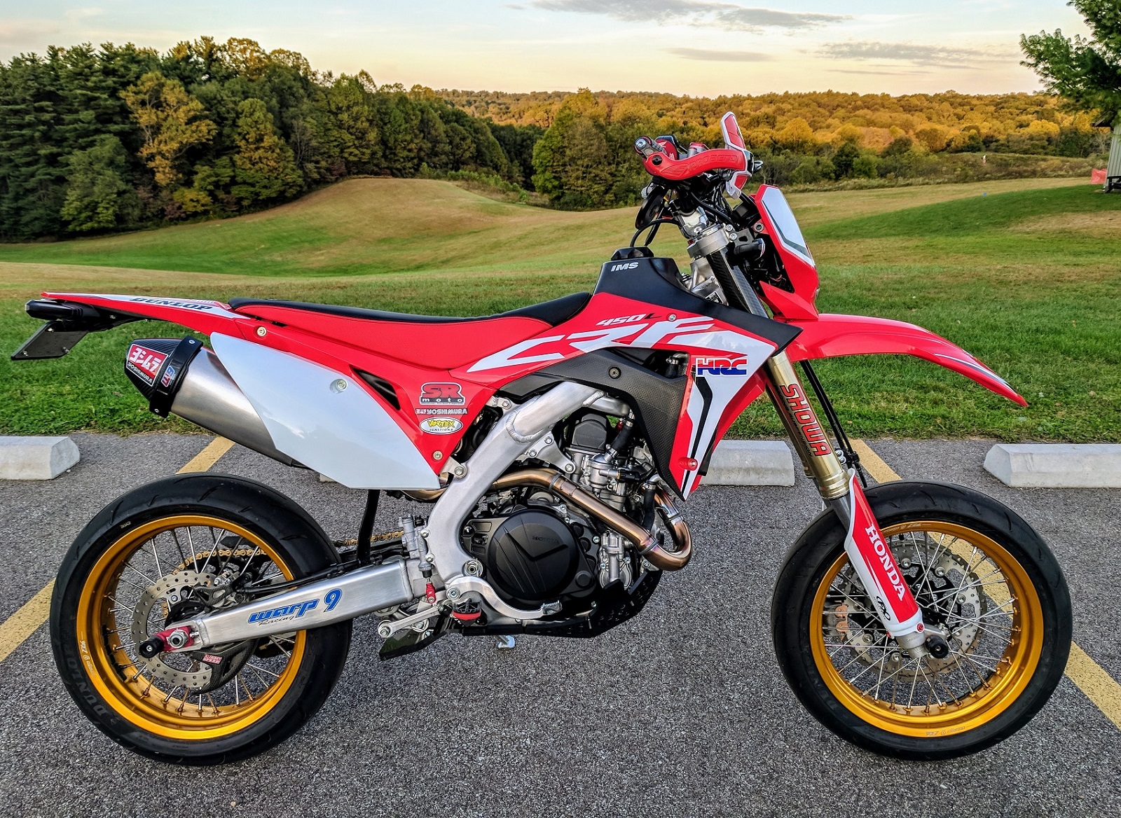 CRF450L CRF450RL Warp 9 Supermoto Wheels
