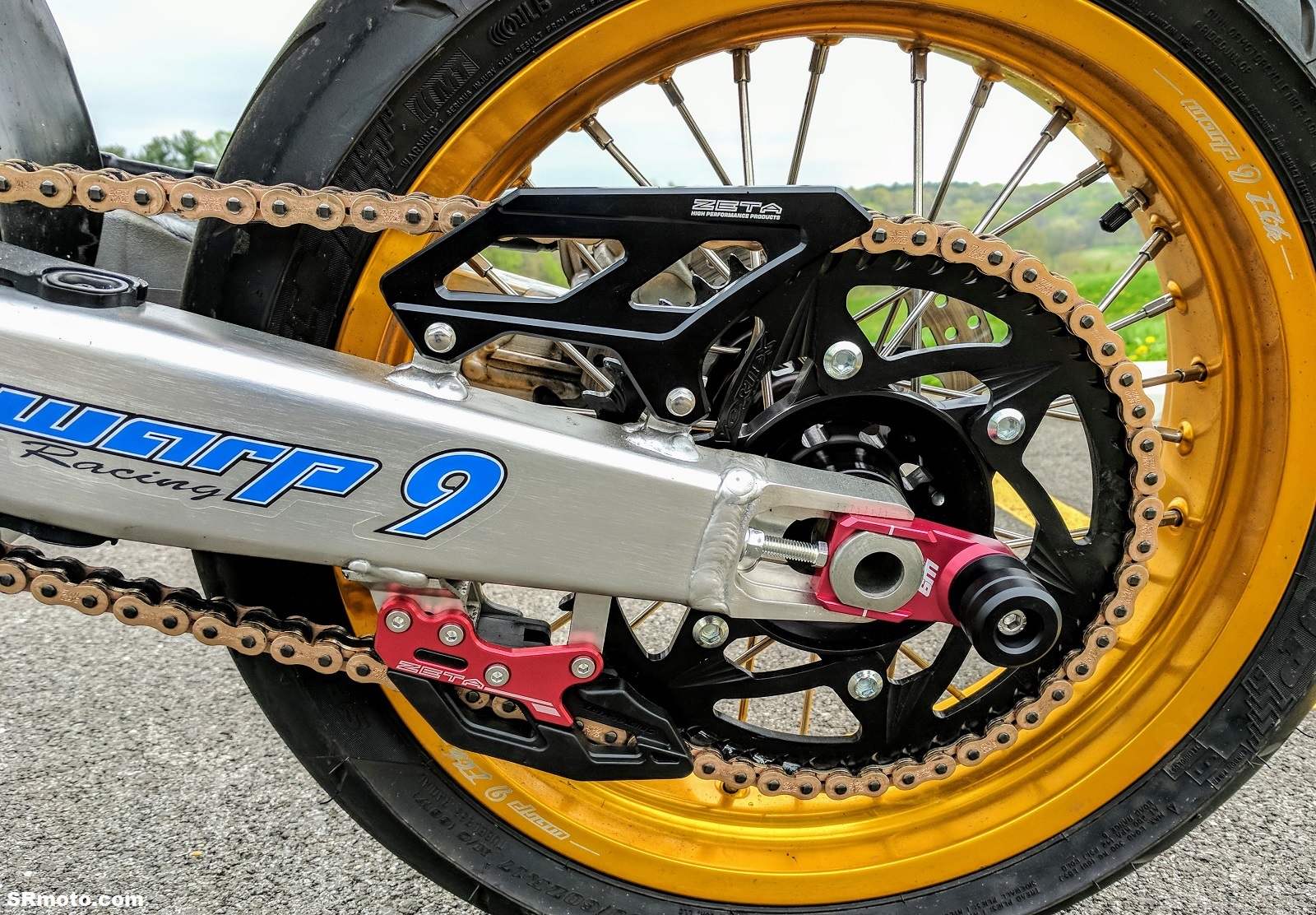 GB428MXZ1-112 Gold 112 Link Heavy Duty Racing Chain...