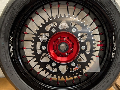 CRF450RL CRF450L Warp 9 Tubeless Supermoto Wheels With Tires